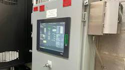 A SCADA control panel utilizing Schneider Electric software at the City of Conroe, Texas.