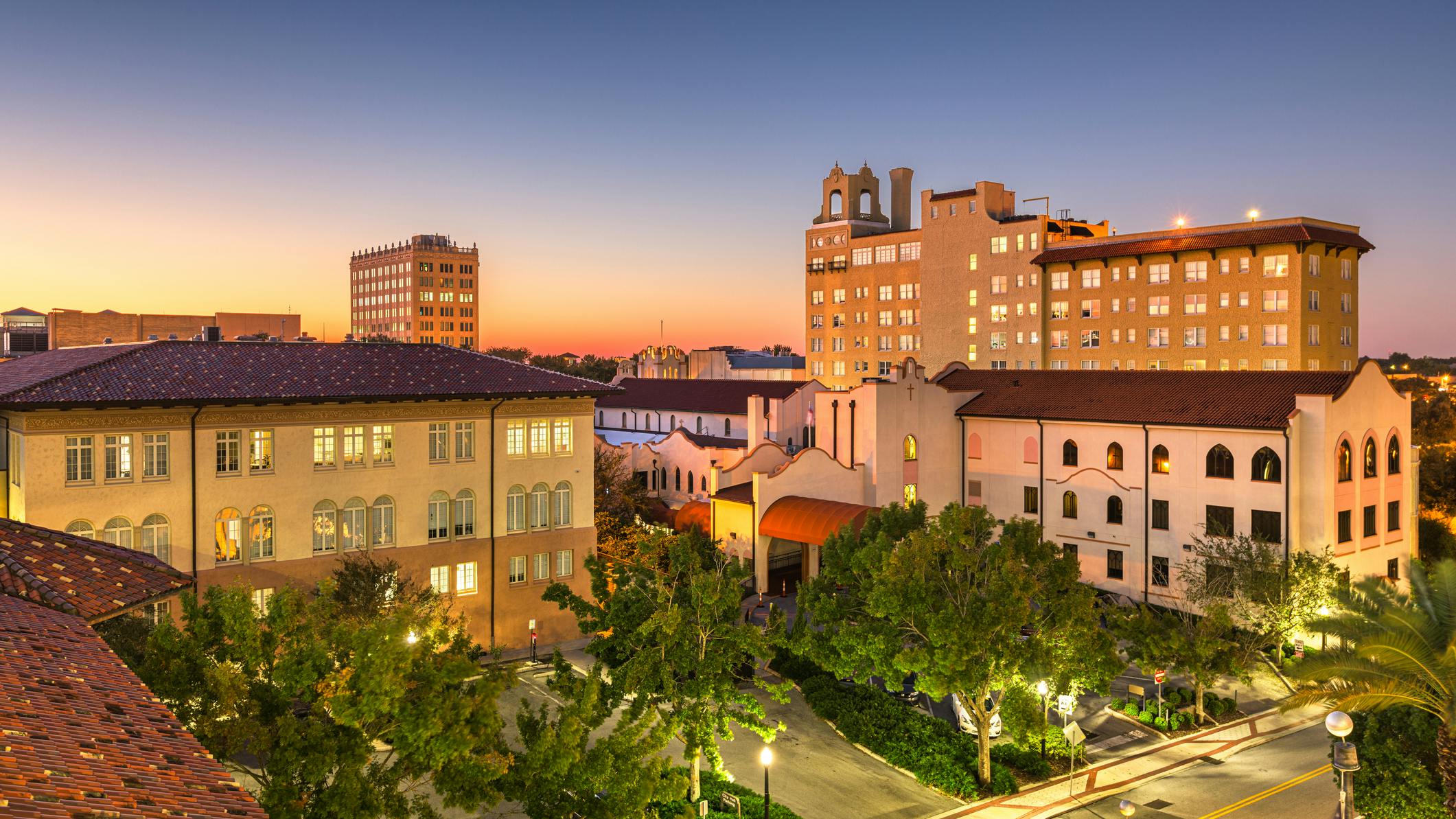 Downtown Lakeland, Florida, USA
