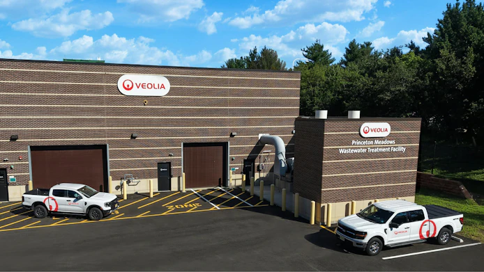 Veolia's Princeton Meadows Wastewater Treatment Facility in Plainsboro, NJ (Photo and caption credit: Veolia via PR Newswire).